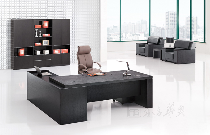 Office Desk|Classical Executive Desk|Office Furniture|High-grade Executive Desk|实木大班台|实木大班桌|大班台|大班桌|总裁台|总经理台 CG-D0624