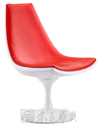 Modern Chair|Leather Leisure Chair|Office Furniture|Pietro Arosio Moon Armchair|真皮休闲椅,弯月椅,玻璃钢椅 CG-Moon-Armchair